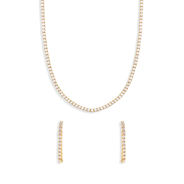 Edina Diamond Necklace Set