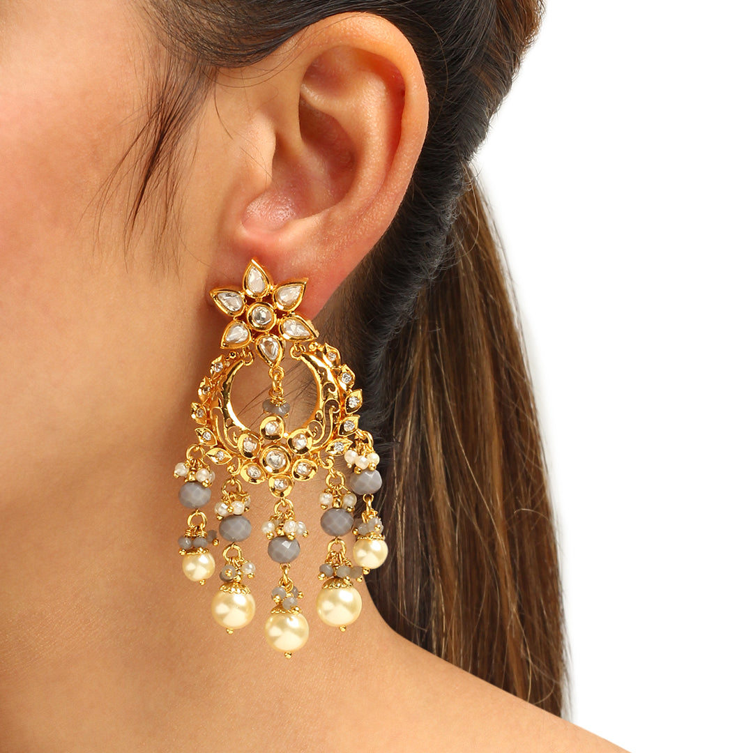 Fauzia Polki Earrings