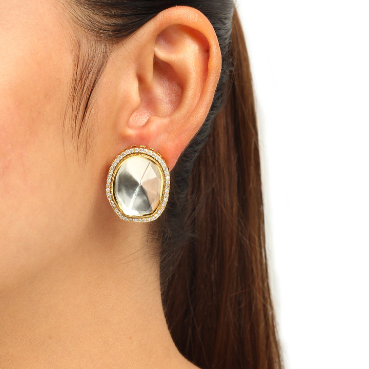 Ruma Polki Studs