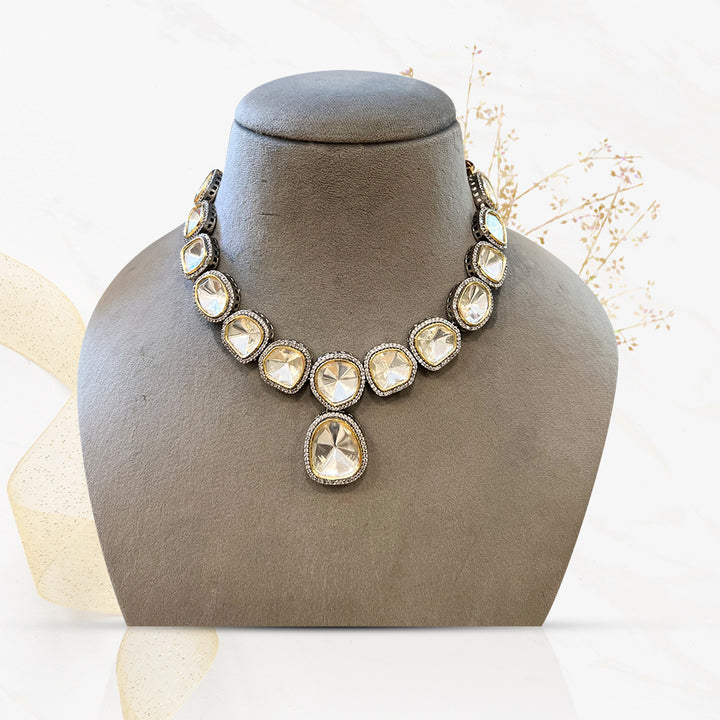 Ava Polki Necklace Set