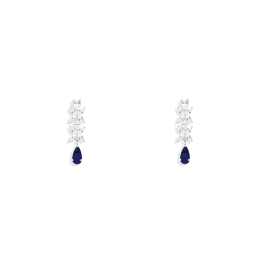 Davina Blue Diamond Necklace Set