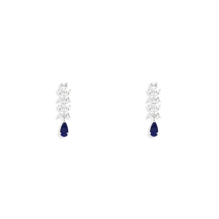 Davina Blue Diamond Necklace Set