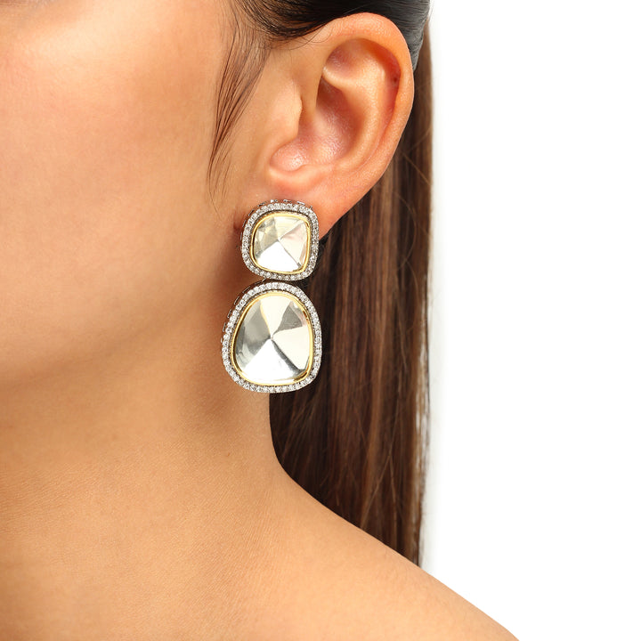 Shivani Girdhar in Ameya Polki Earrings