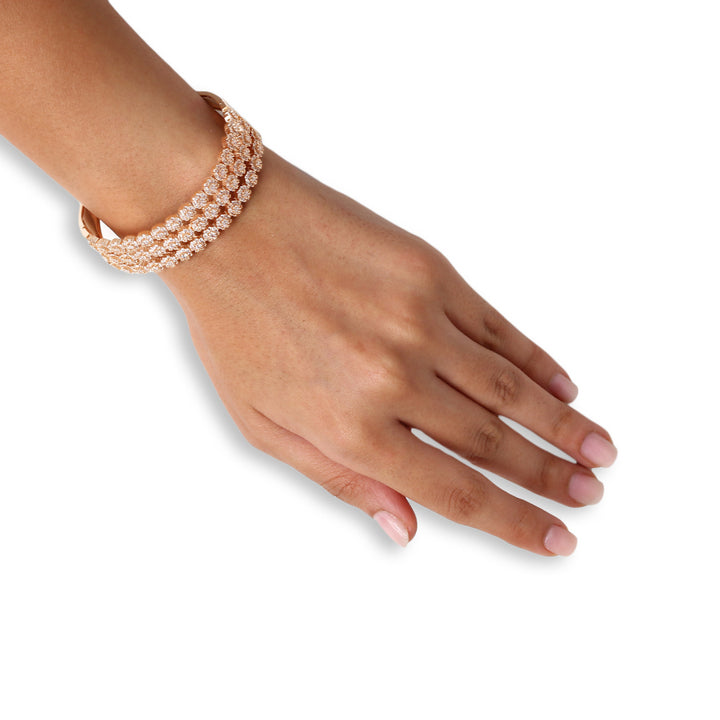 Brenda Rose Gold Diamond Bracelet