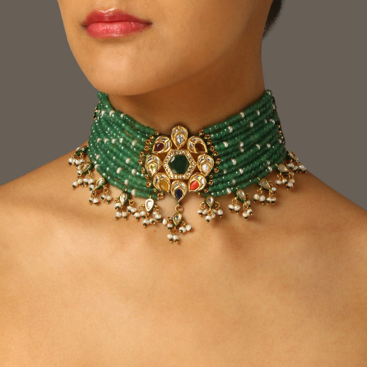 Samira Navratan Choker Set