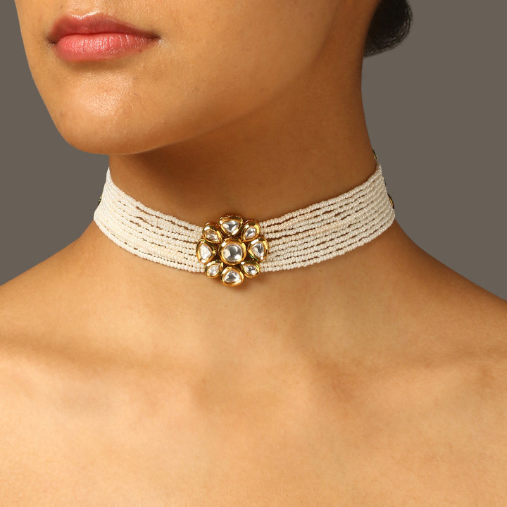 Taruni Pearl Choker Set