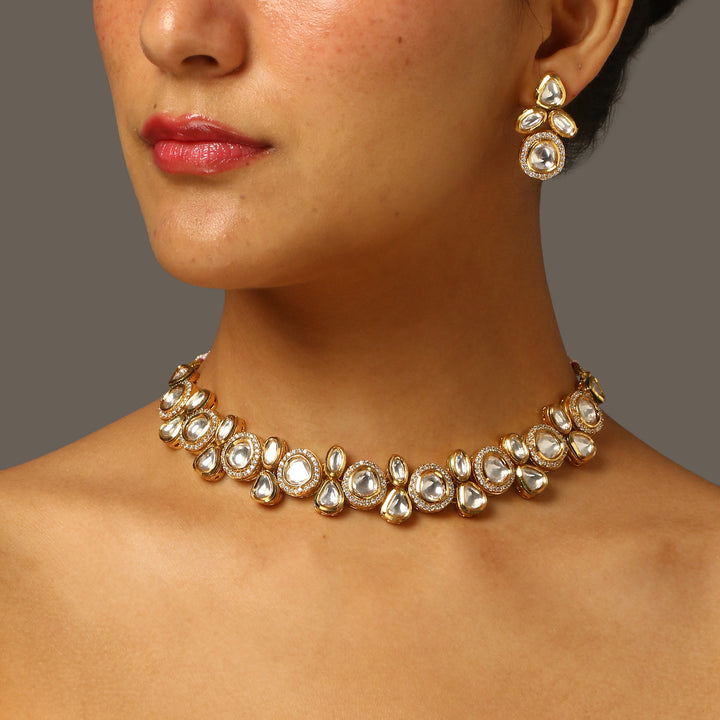 Udita Polki Necklace Set