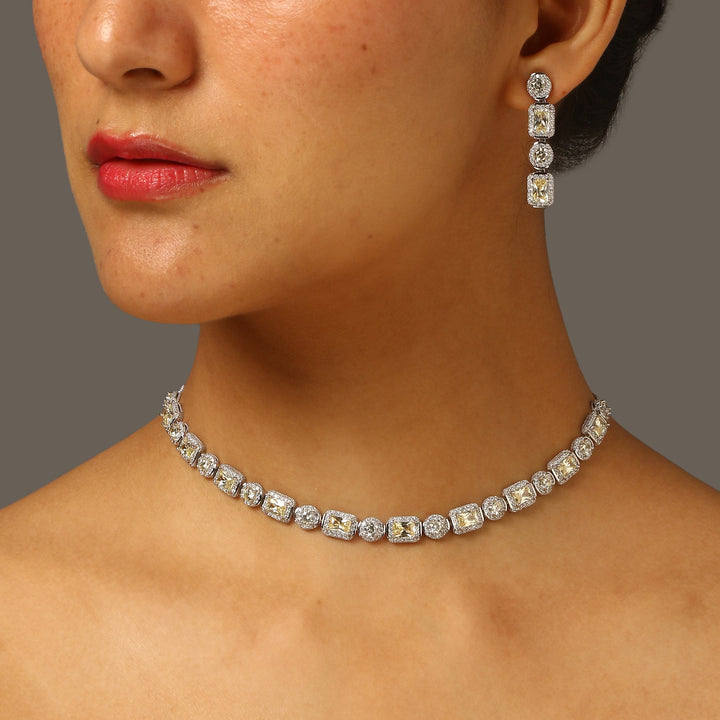 Caroline Diamond Choker Set