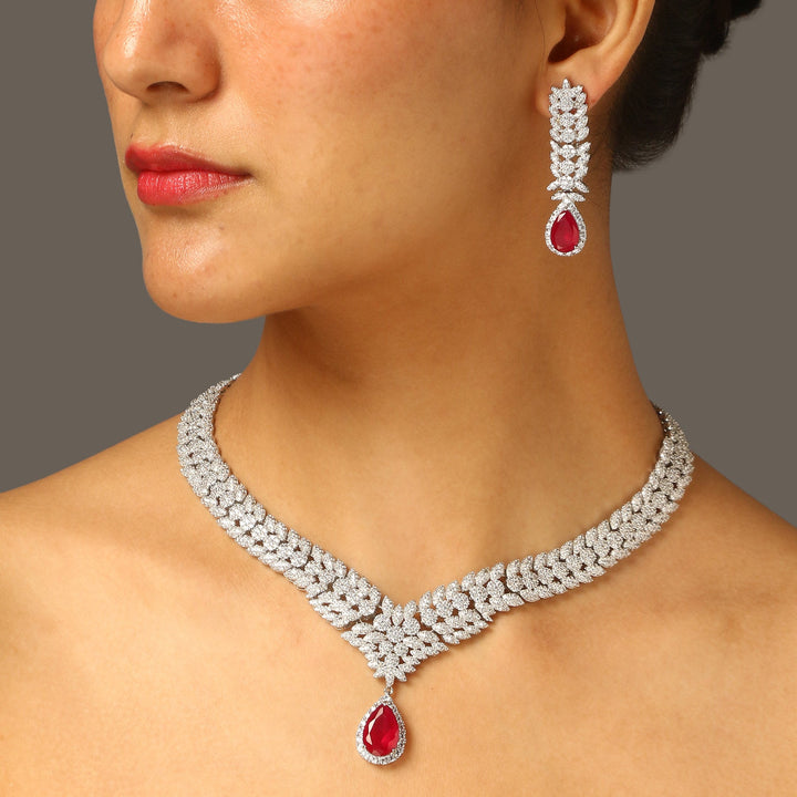 Talia Diamond Necklace Set