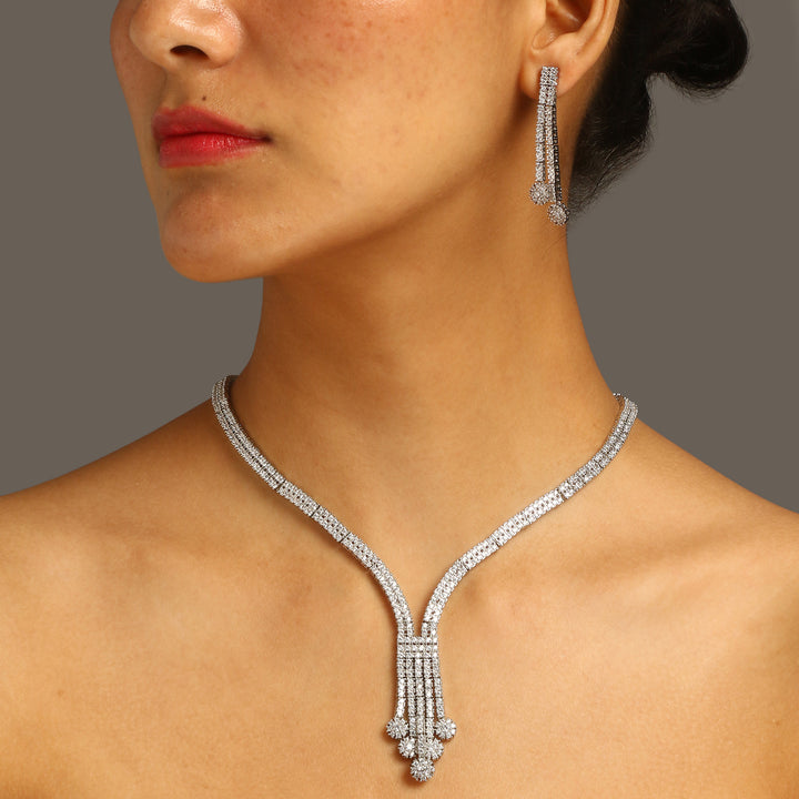 Georgia Diamond Necklace Set