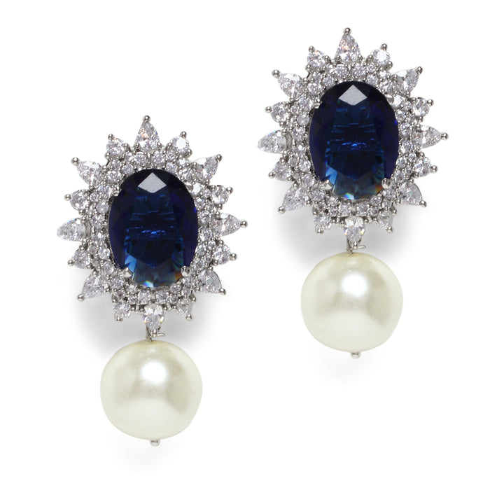 Erina Diamond and Pearl Studs