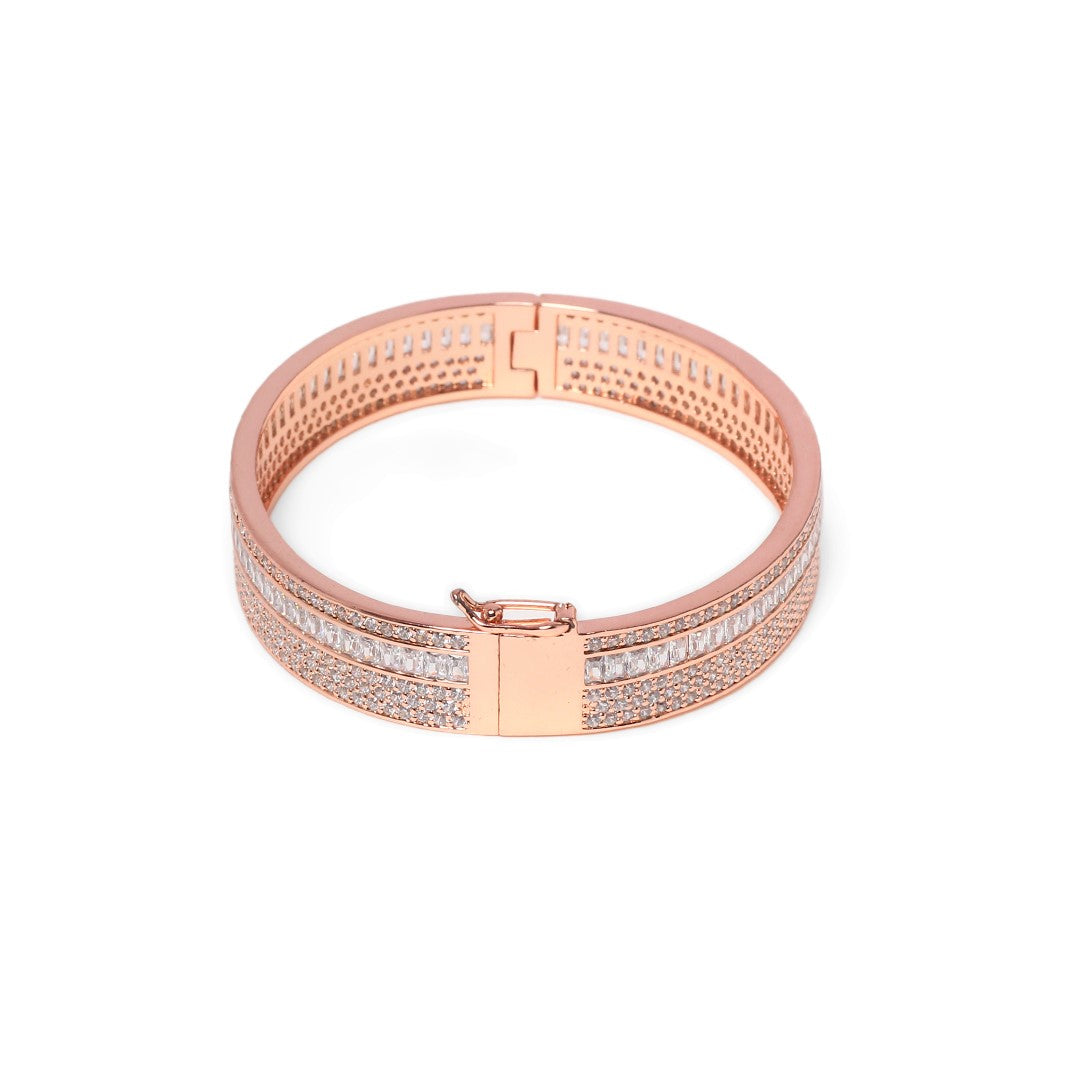 Daisy Rose Gold Diamond Bracelet