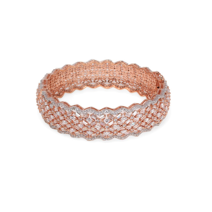 Valery Rose Gold Diamond Kada