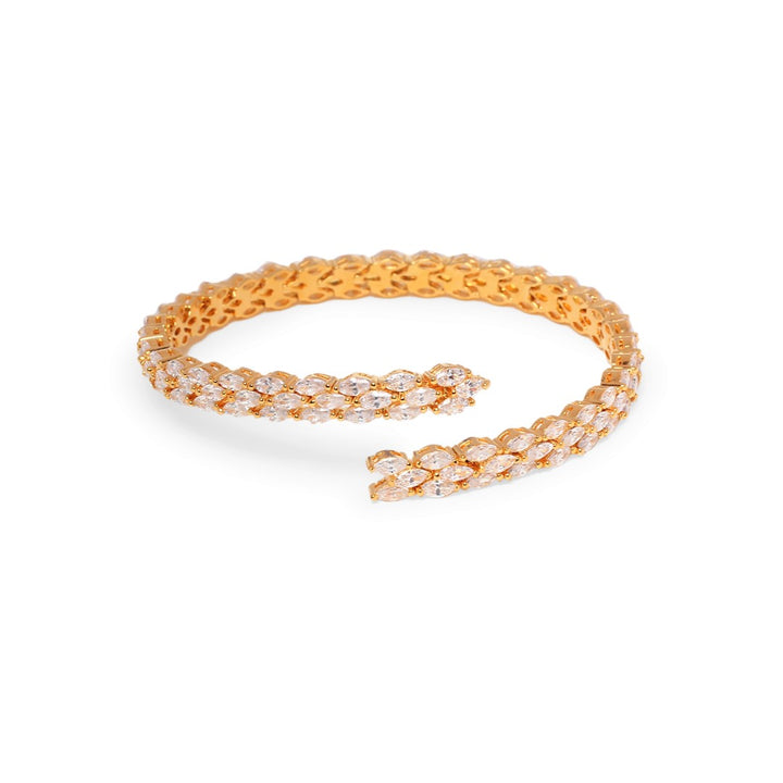 Dylan Gold Plated Diamond Bracelet