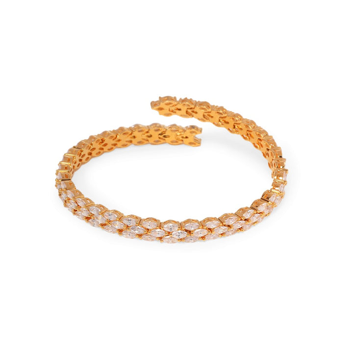 Dylan Gold Plated Diamond Bracelet