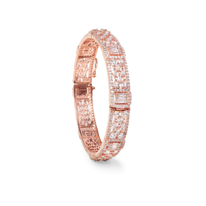 Freya Rose Gold Diamond Bangle