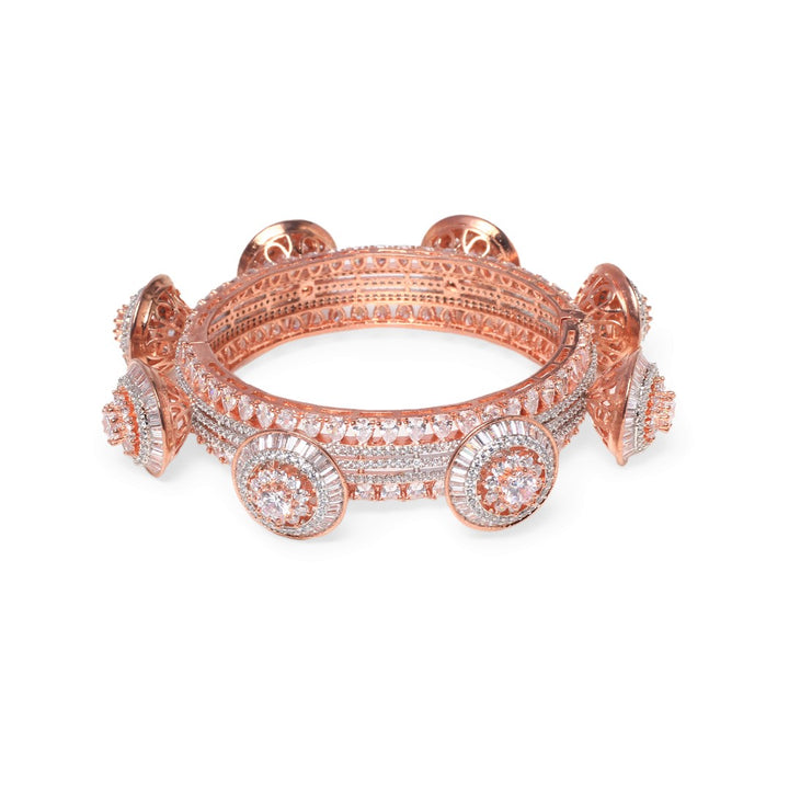 Delnaz Rose Gold Diamond Bangle