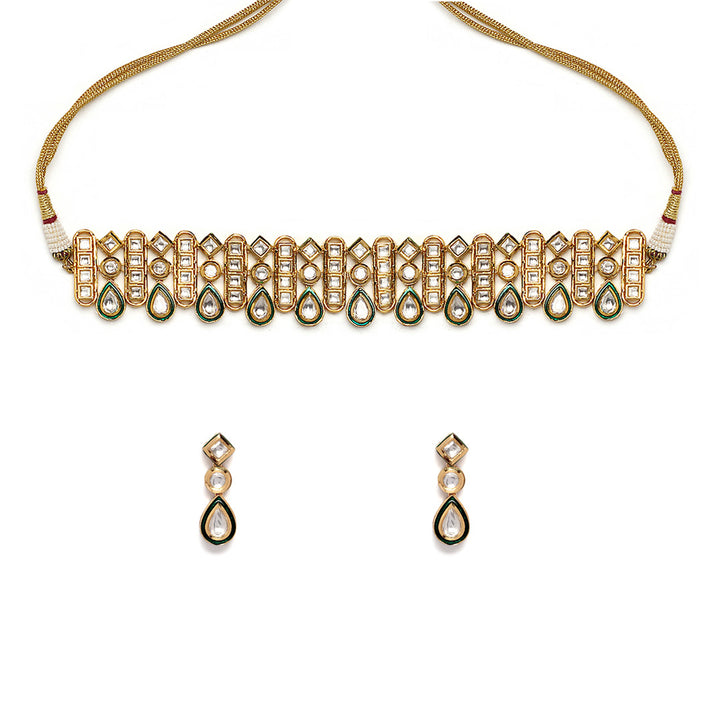 Tanvee Polki Choker Set