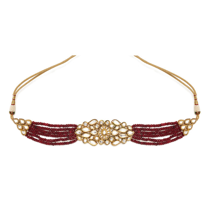 Saachi Ruby Polki Choker Set