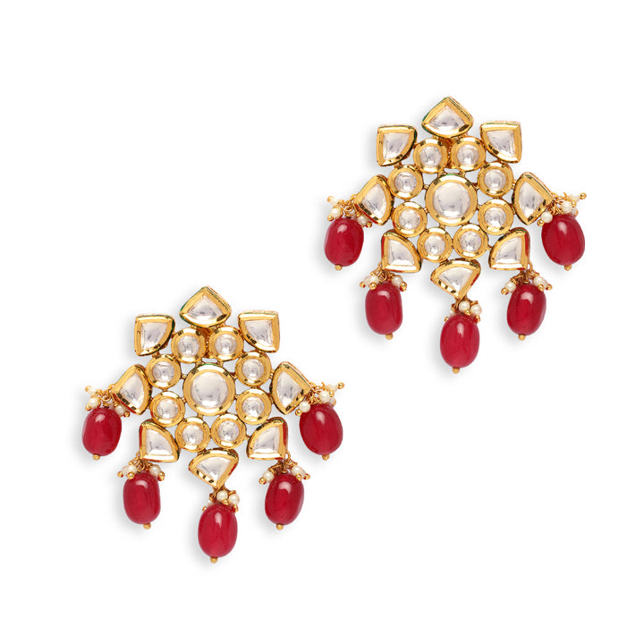 Raveena Polki Studs