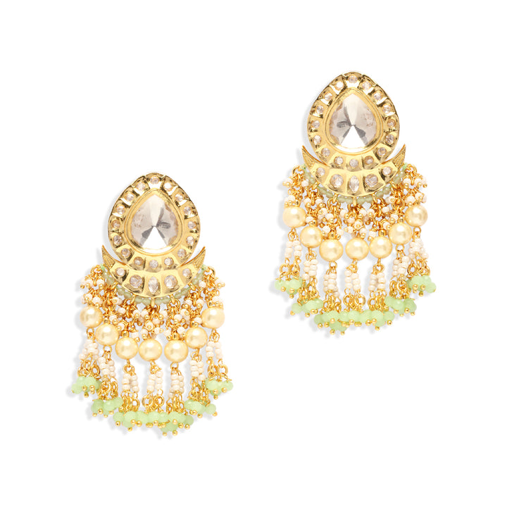 Mandira Pearl Polki Earrings