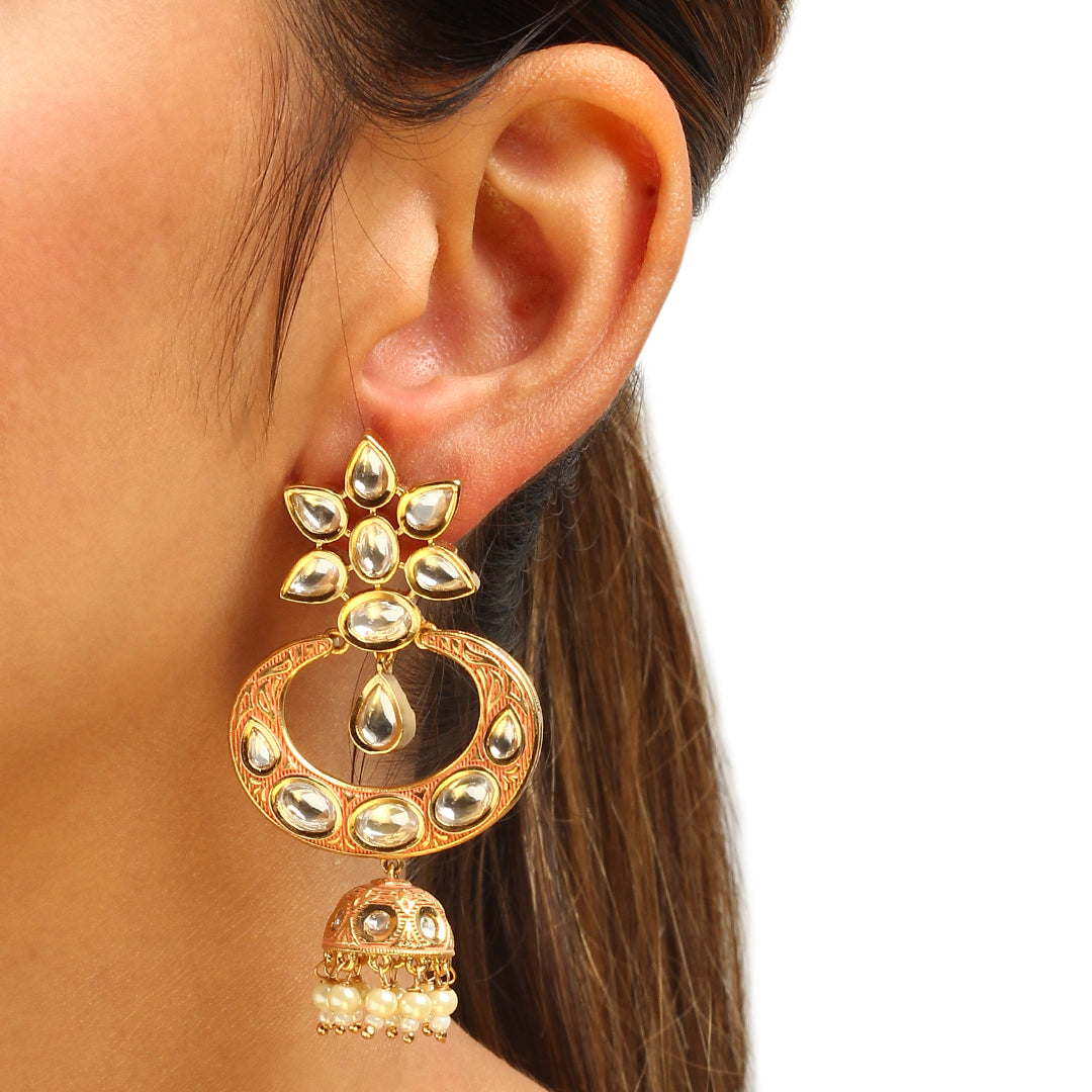 Avni Rust Enamel Earrings