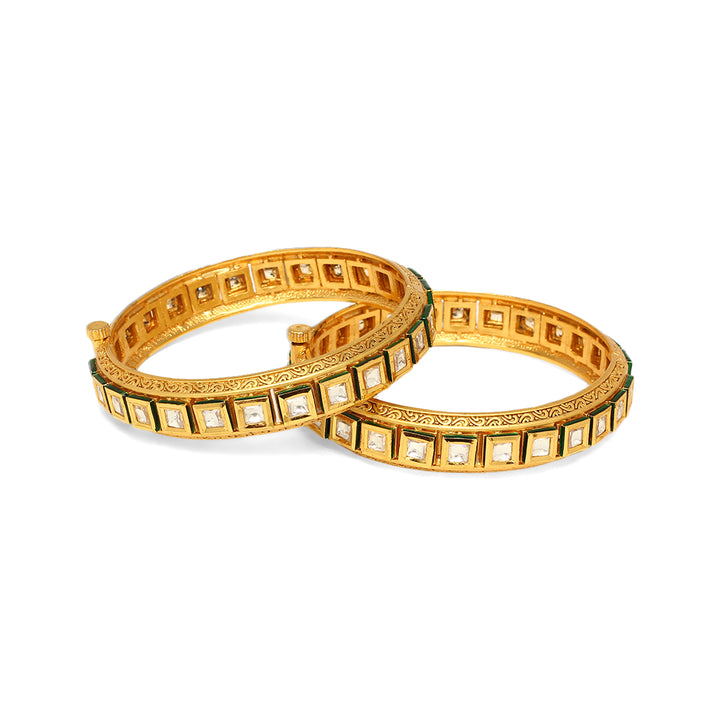 Deeksha Polki Bangle Pair