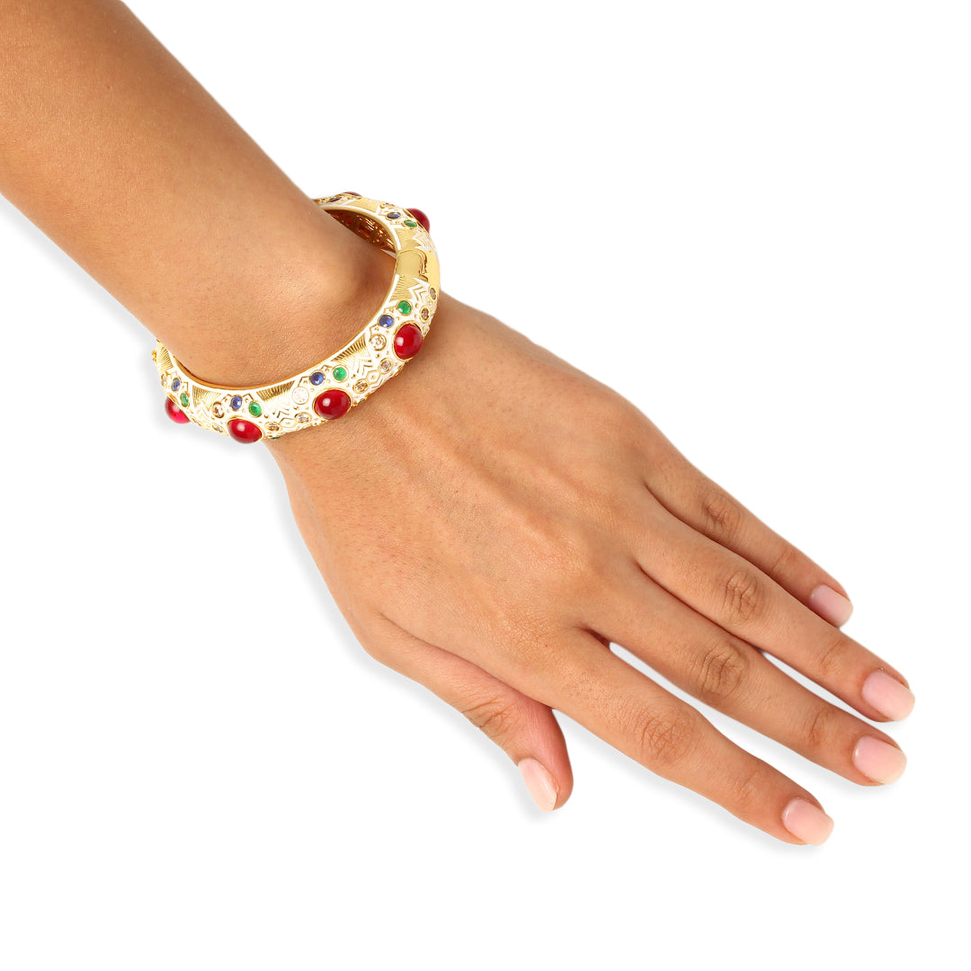 Aashka Enamel Kada