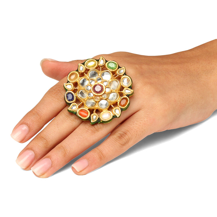 Veena Navratan Ring